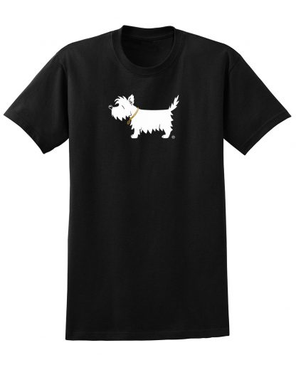 White Dog T-shirt - #501-classic-tee-front