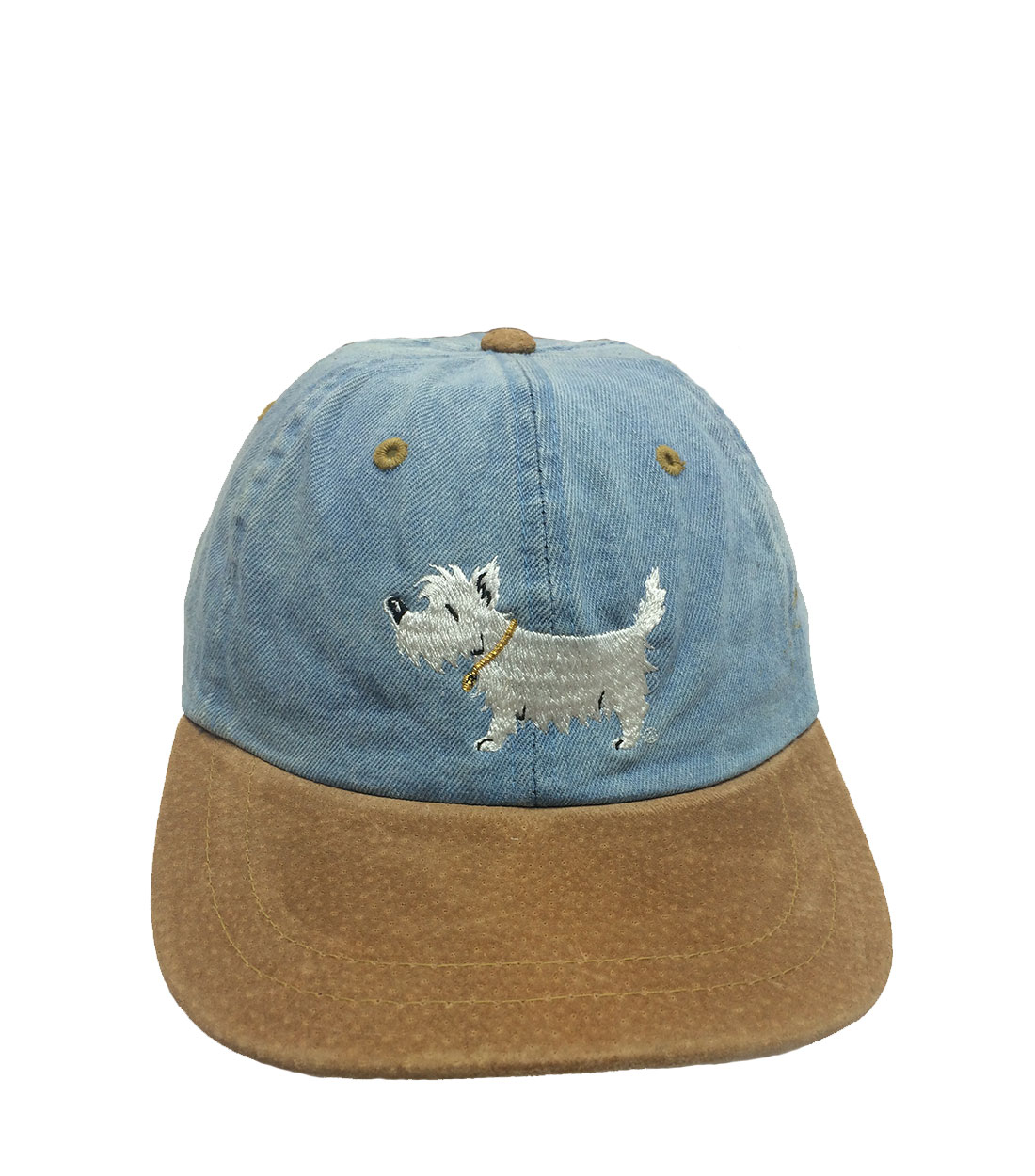 westie cap / white dog two-tone cap - Image 5