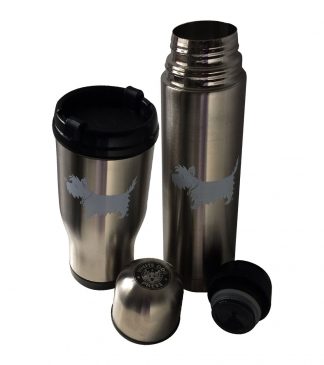 White Dog Travel Mug / Westie Travel Mug #511-thermal-set