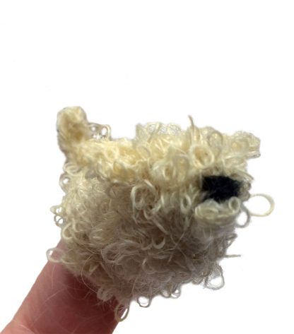 Westie finger puppet #514-finger-puppy