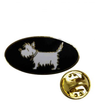 Westie pin, #515 White Dog Lapel Pin