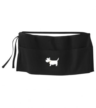 White Dog Waist Apron / Westie Apron #518