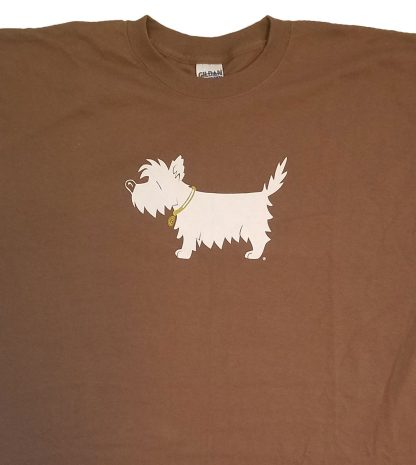 White Dog T-Shirt SaleClearance_520-chocolate-brown