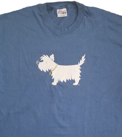 White Dog T-Shirt Sale -Clearance_520-denim-blue