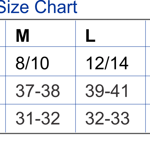 Westie Size Chart